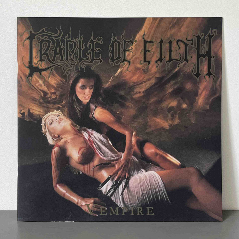 Cradle Of Filth - V Empire, Or Dark Faerytales In Phallustein LP (Orange Black Wheat Marbled Vinyl)