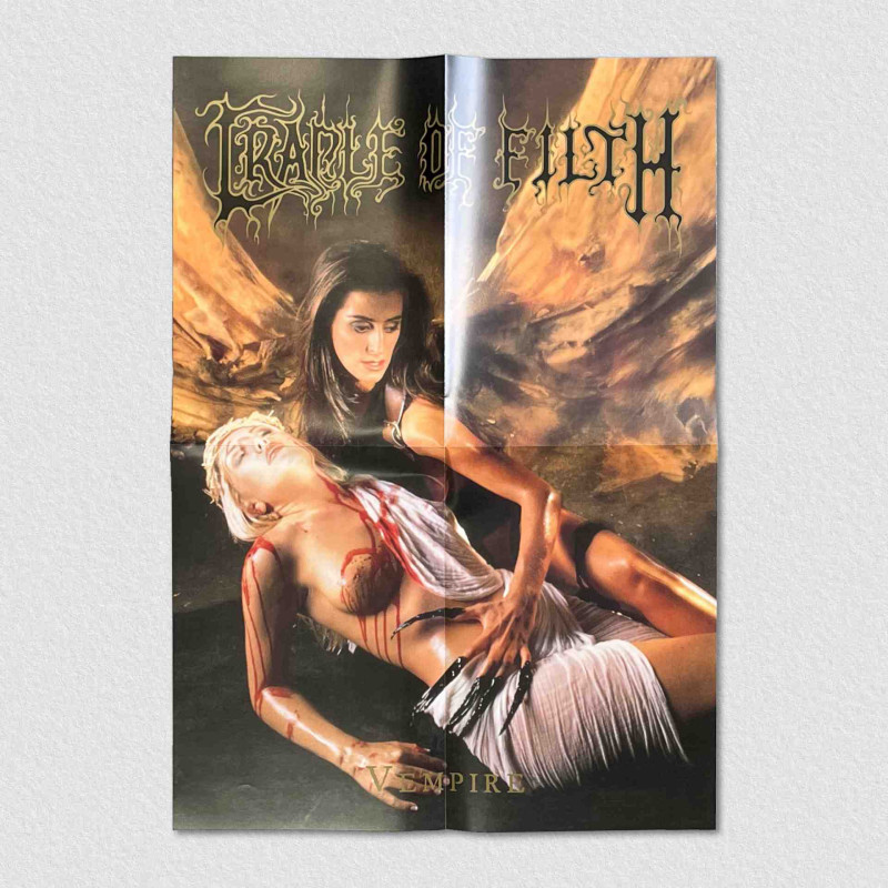 Cradle Of Filth - V Empire, Or Dark Faerytales In Phallustein LP (Orange Black Wheat Marbled Vinyl)