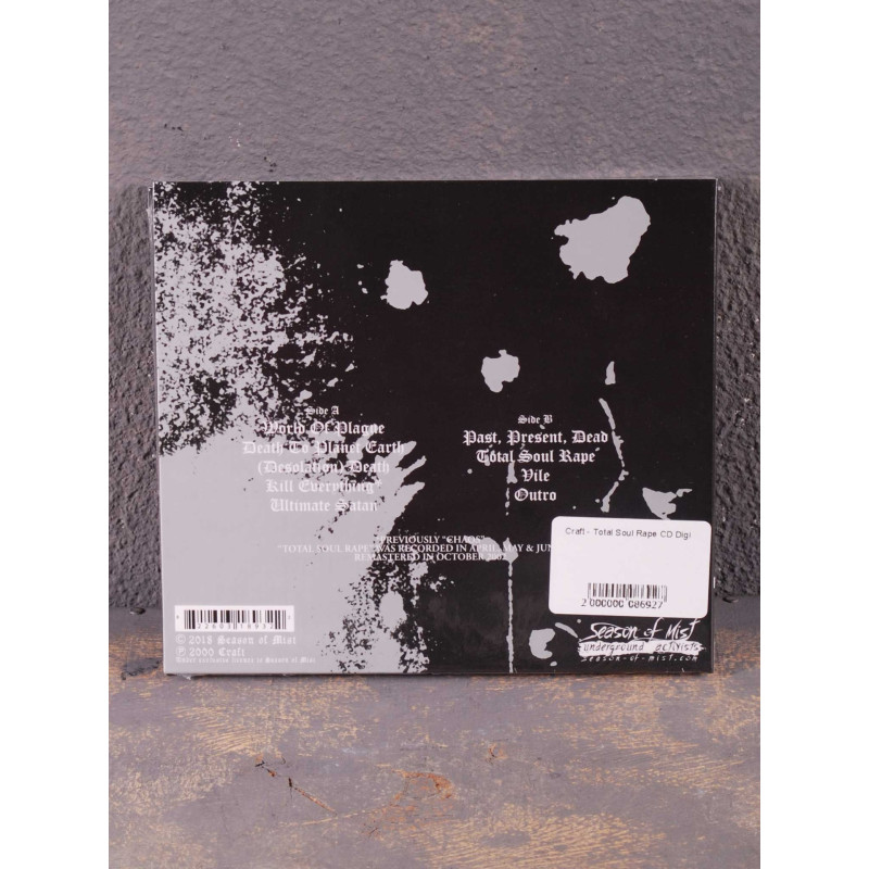Craft - Total Soul Rape CD Digi