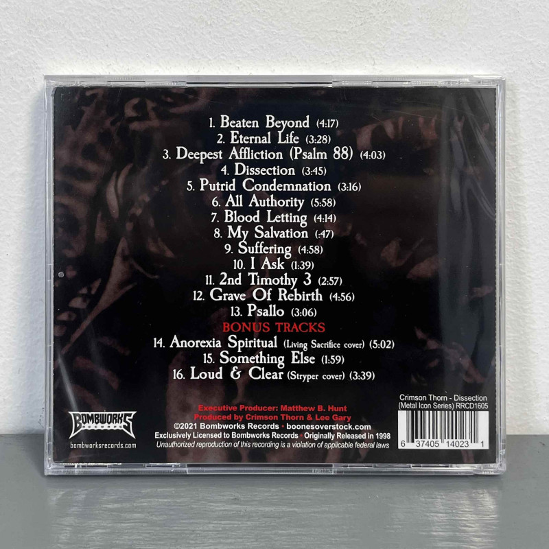 Crimson Thorn - Dissection CD