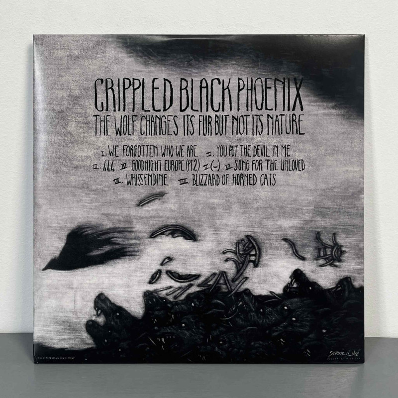 Crippled Black Phoenix - The Wolf Changes Its Fur But Not Its Nature + Horrific ... 3LP (Trifold Transparent Red Vinyl)