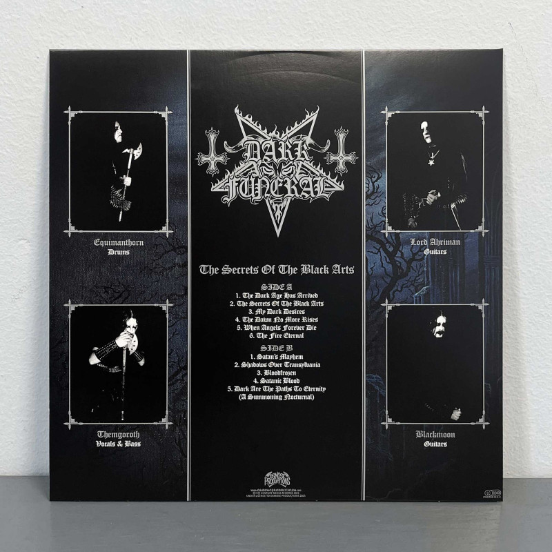 Dark Funeral - The Secrets Of The Black Arts LP (Gatefold Clear Black Vinyl)