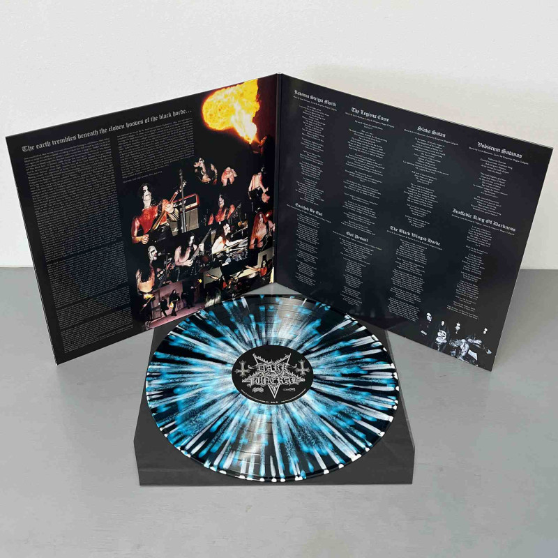 Dark Funeral - Vobiscum Satanas LP (Gatefold Transparent Blue W/ White & Blue Splatter Vinyl)