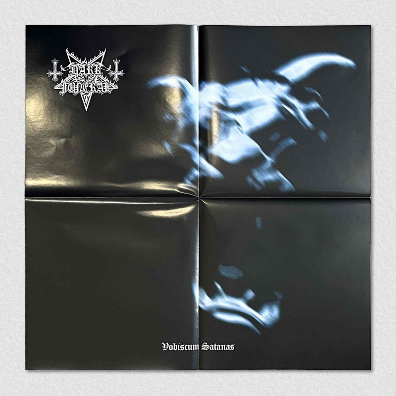 Dark Funeral - Vobiscum Satanas LP (Gatefold White/Blue Marbled Vinyl)