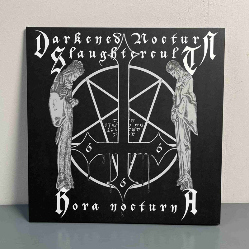 Darkened Nocturn Slaughtercult - Hora Nocturna LP (Gatefold White/Black Marble Vinyl)