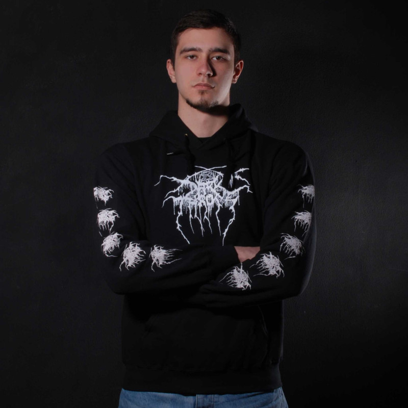 Худі Darkthrone - Under A Funeral Moon (FOTL) чорне