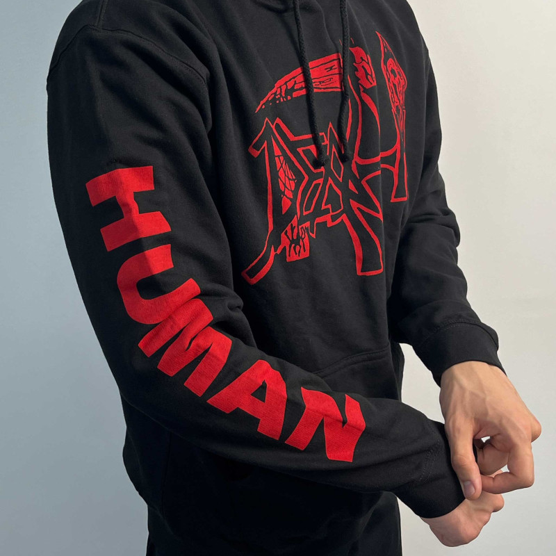 Худі Death - Human (AWDis) чорне