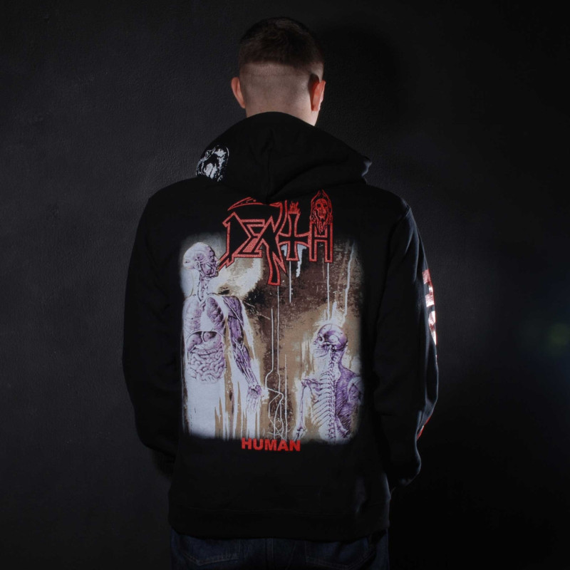 Худі Death - Human (B&C) чорне