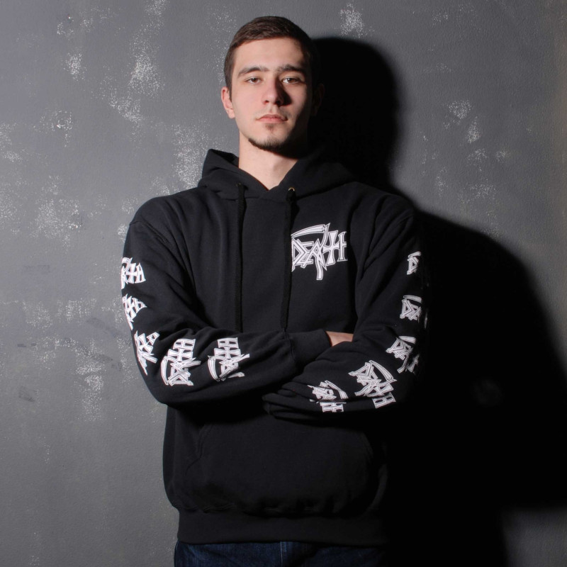 Худі Death Logo White (FOTL) чорне