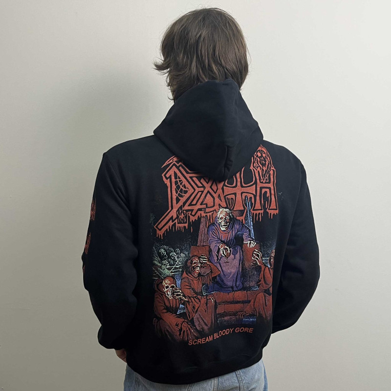 Худі Death - Scream Bloody Gore (B&C) чорне