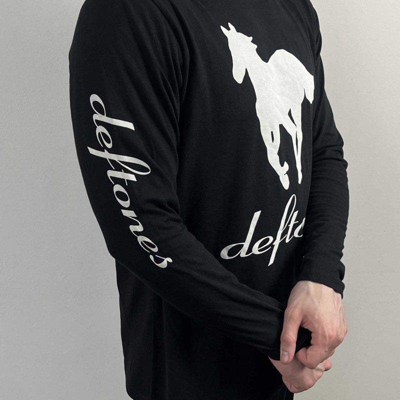 Лонгслів Deftones - White Pony (B&C) чорний
