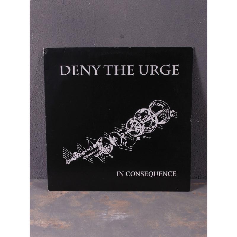 Deny The Urge - In Consequence LP (White / Black Marbled Vinyl) + CD