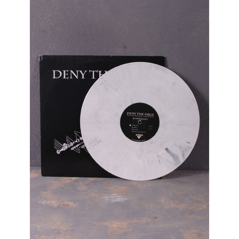 Deny The Urge - In Consequence LP (White / Black Marbled Vinyl) + CD