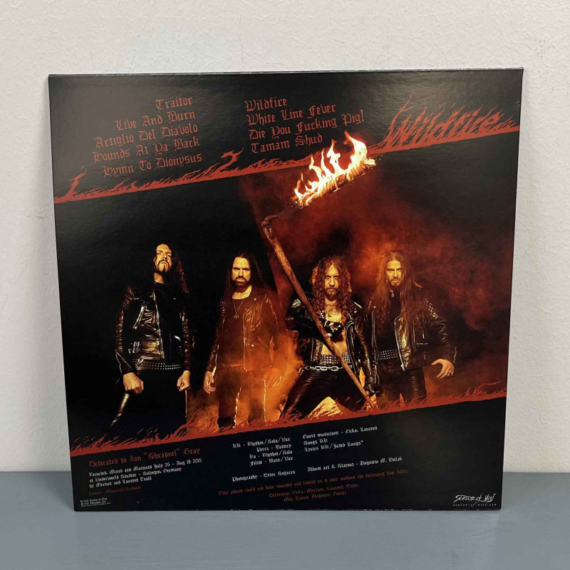 Destroyer 666 - Wildfire LP (Silver And Black Marbled Vinyl)