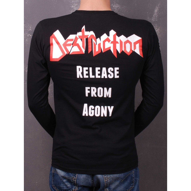 Лонгслів Destruction - Release From Agony (FOTL)чорний