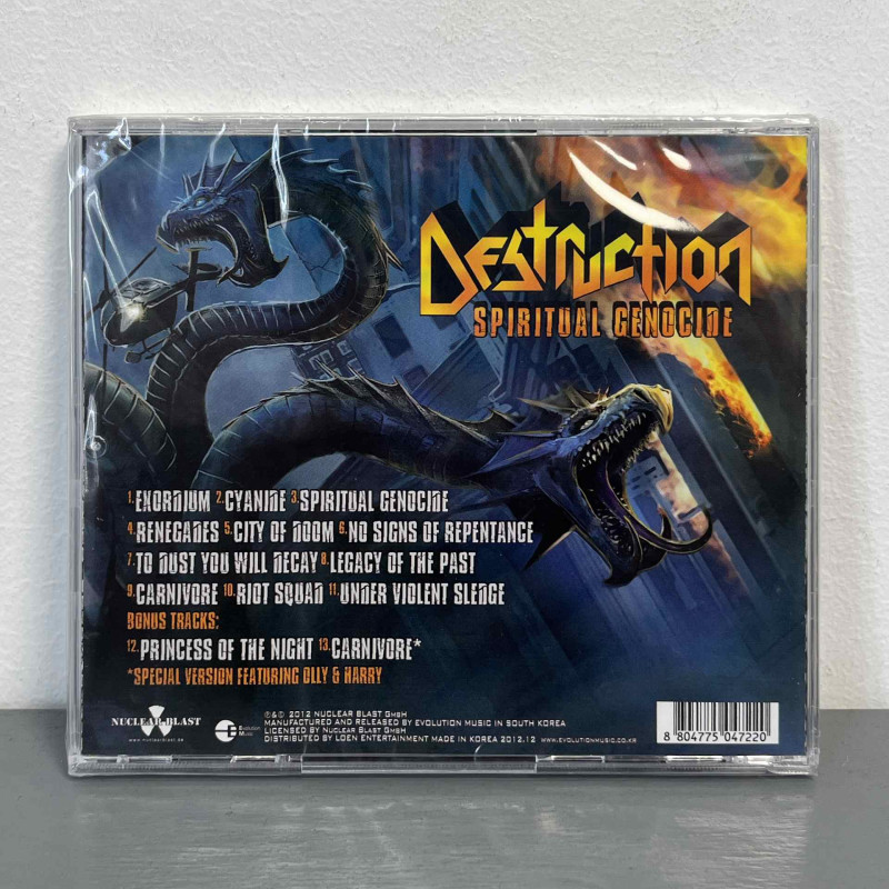 Destruction - Spiritual Genocide CD (KOR)