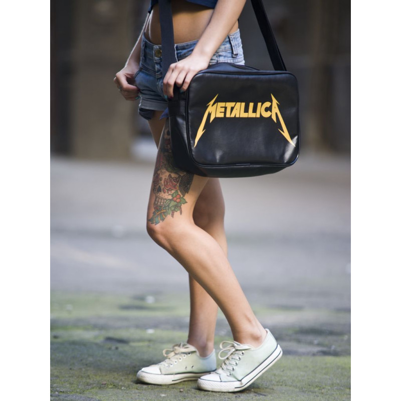 Сумка горизонтальна Metallica Brown Logo