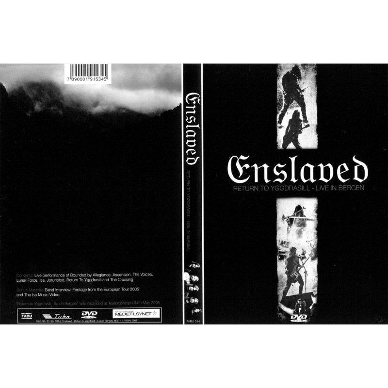Enslaved - Return To Yggdrasill - Live In Bergen DVD