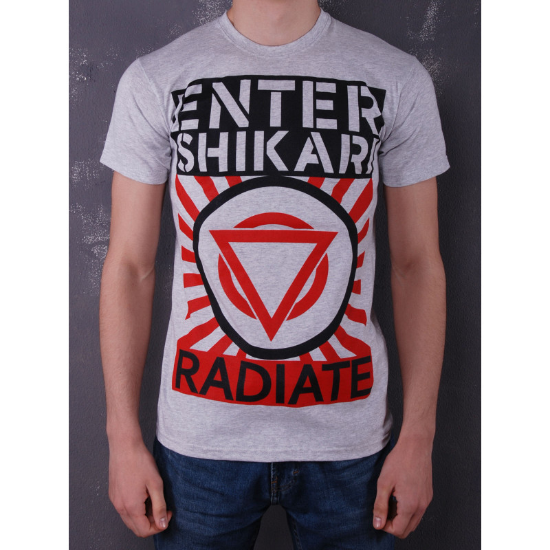 Футболка Enter Shikari - Radiate світло-сіра меланжева