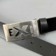 Ремінь шкіряний Exi чорний