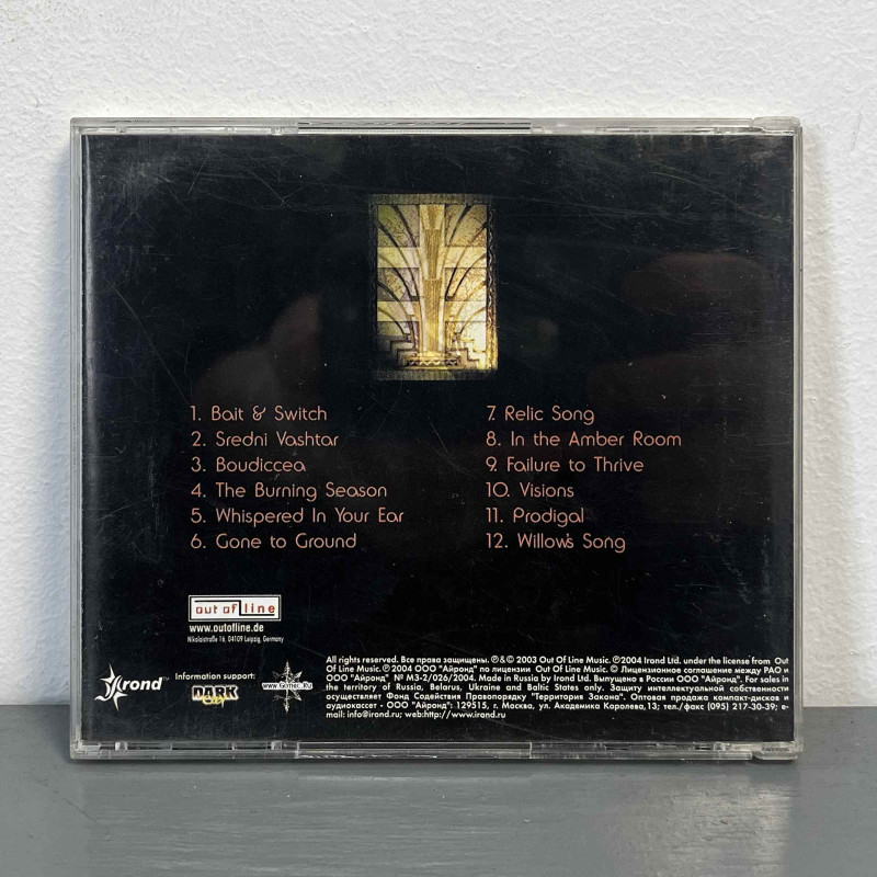 Faith And The Muse - The Burning Season CD (Irond)