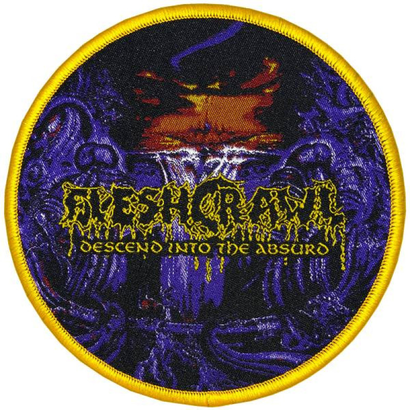 Нашивка Fleshcrawl - Descend Into The Absurd ткана