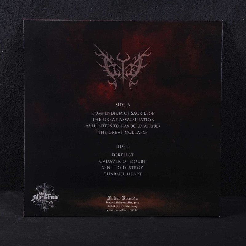 Flykt - Charnel Heart LP (Red / Black Splatter Vinyl)
