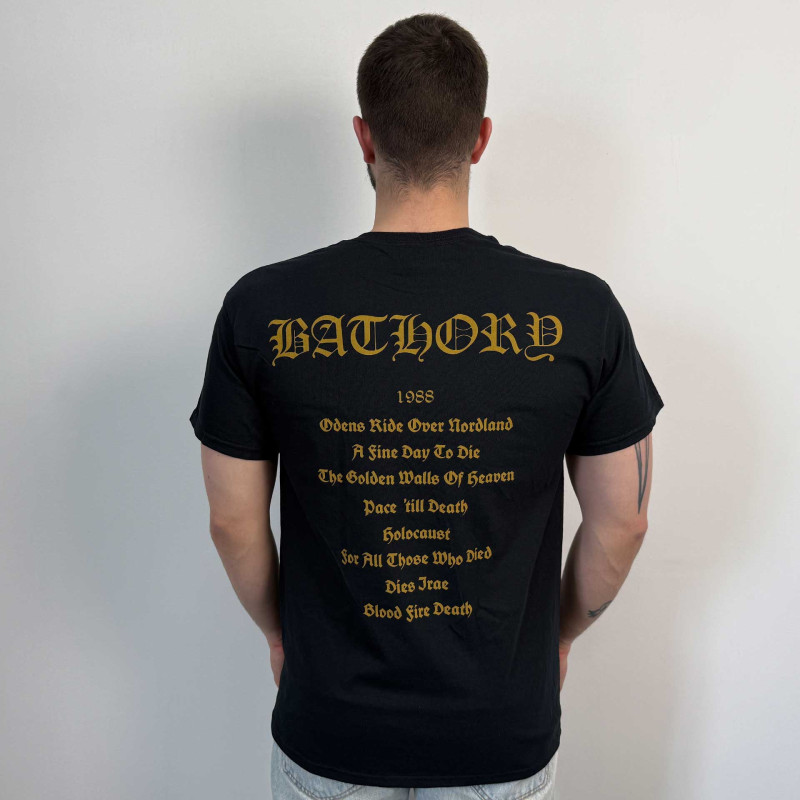 Футболка Bathory - Blood Fire Death (Gildan) чорна