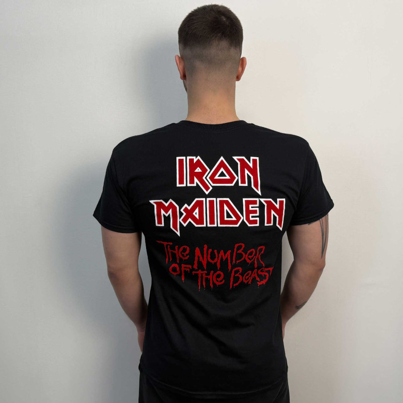 Футболка Iron Maiden - The Number Of The Beast (Gildan) чорна