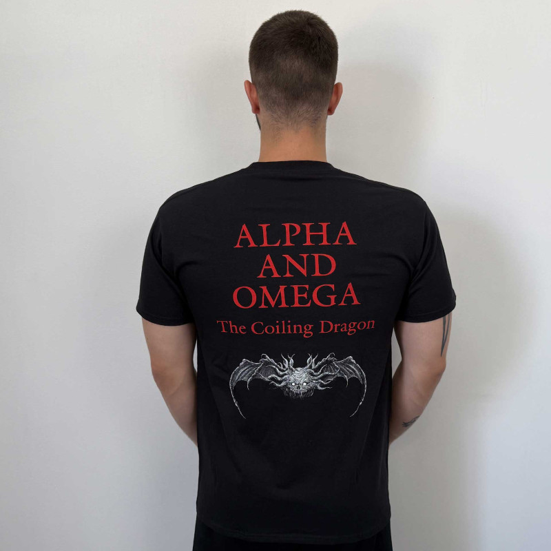Футболка Necromantia - Alpha And Omega - The Coiling Dragon (FOTL) чорна