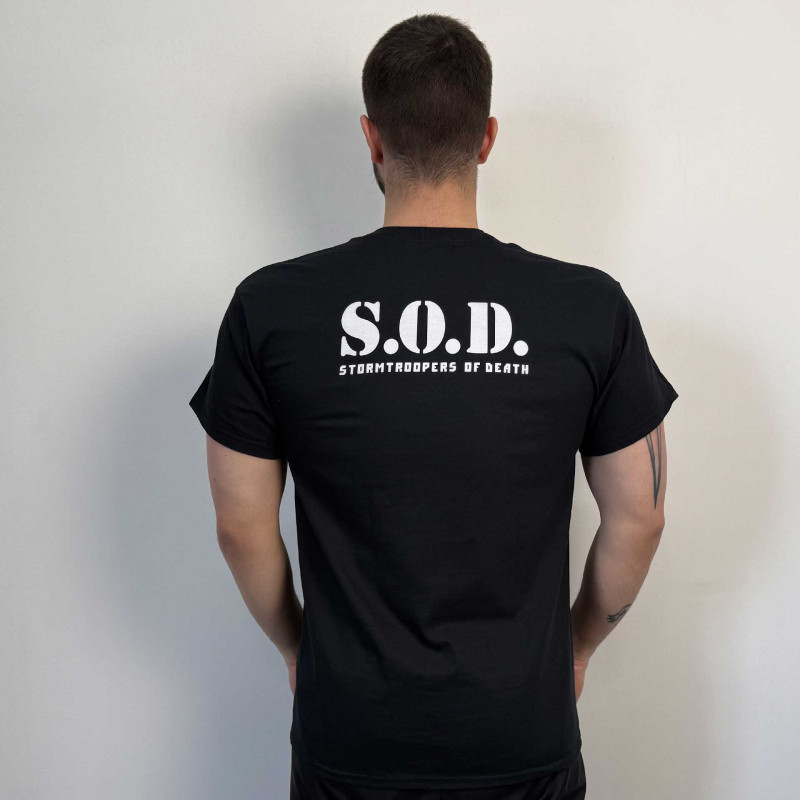 Футболка S.O.D. - Speak English Or Die (Gildan) чорна