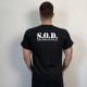 Футболка S.O.D. - Speak English Or Die (Gildan) чорна