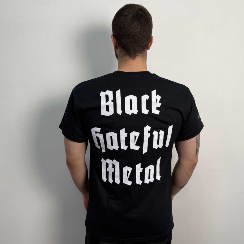 Футболка Veles - Black Hateful Metal (Gildan) чорна