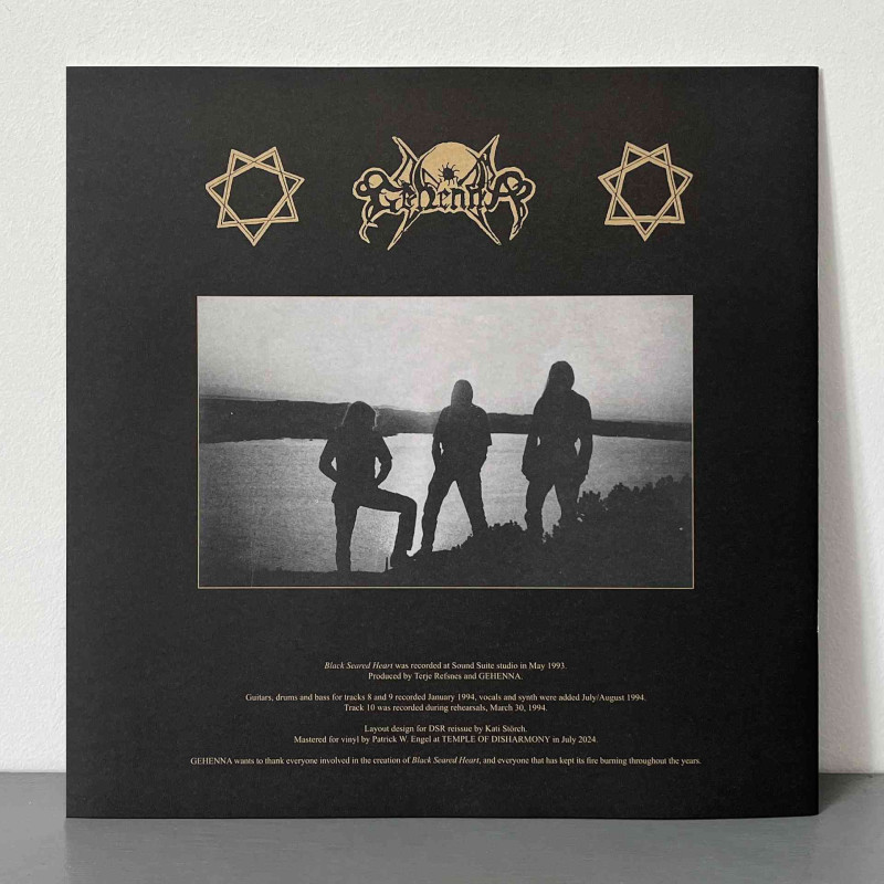 Gehenna - Black Seared Heart LP (Black Vinyl)