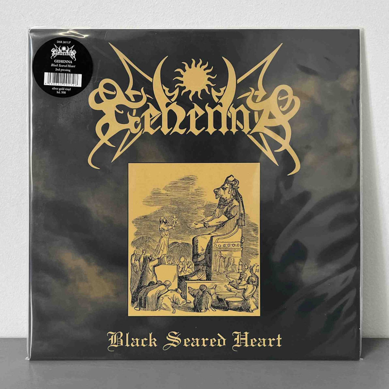 Gehenna - Black Seared Heart LP (Silver/Gold Vinyl)