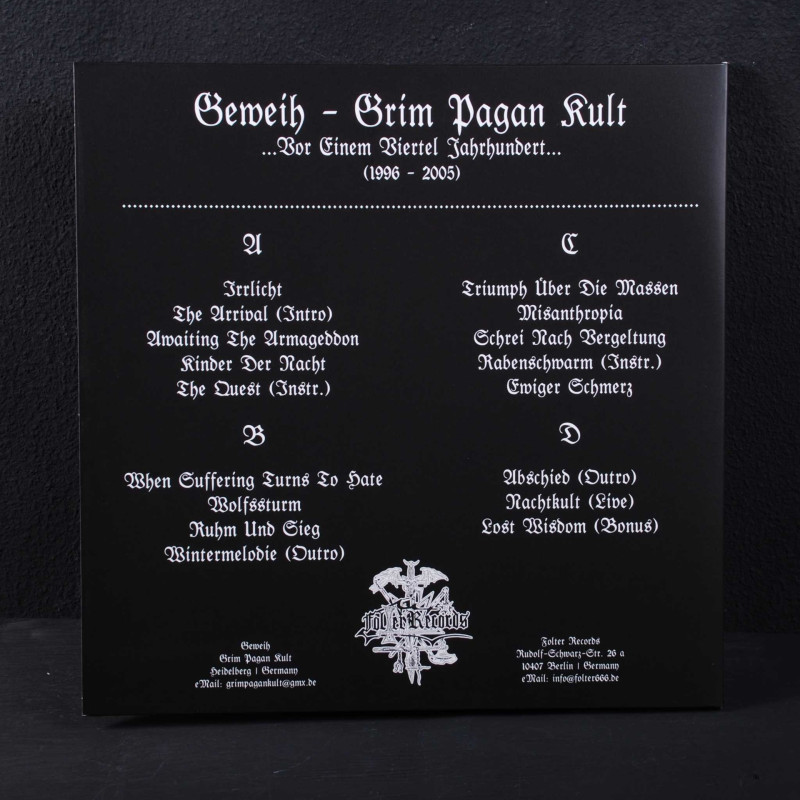 Geweih - Grim Pagan Kult 1996 - 2005 2LP (Gatefold Splatter Vinyl)