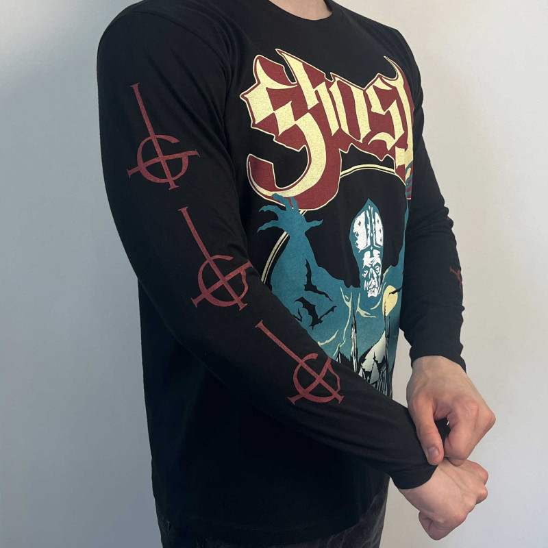 Лонгслів Ghost - Opus Eponymous (B&C) чорний