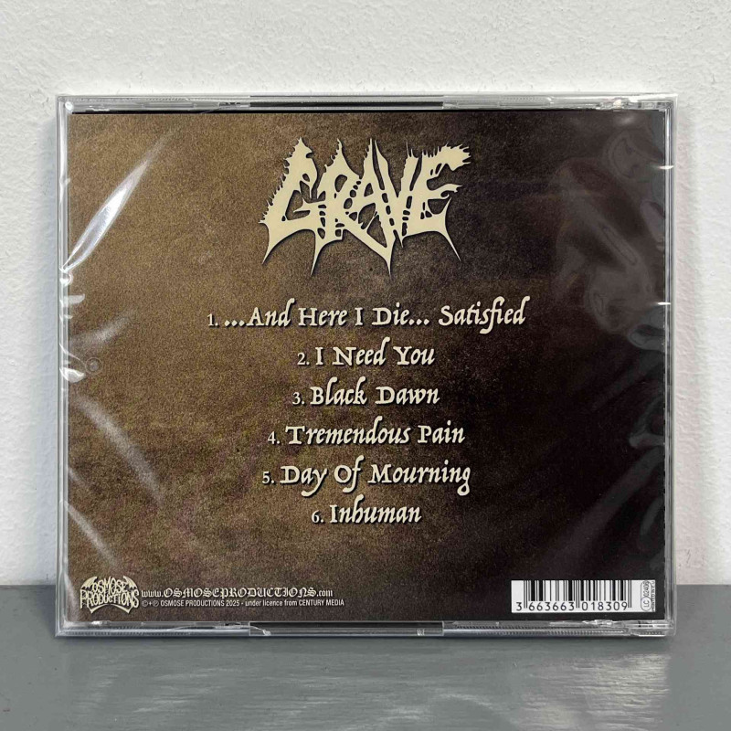 Grave - ...And Here I Die...Satisfied EP CD