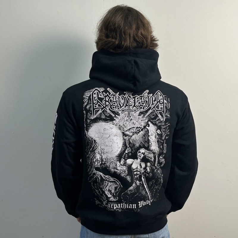 Худі Graveland - Carpathian Wolves (B&C) чорне
