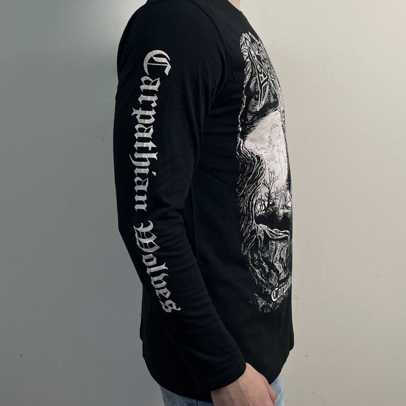 Лонгслів Graveland - Carpathian Wolves (B&C) чорний