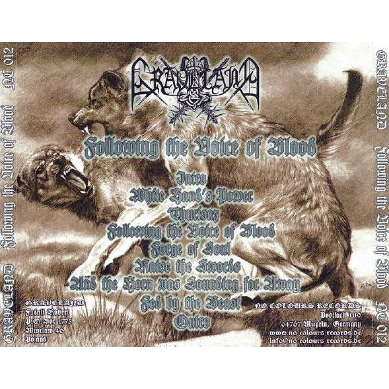 Graveland - Following The Voice Of Blood CD