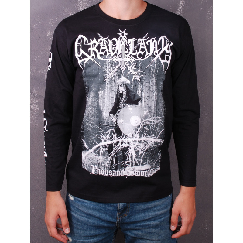 Лонгслів Graveland - Thousand Swords Album Cover (FOTL) чорний