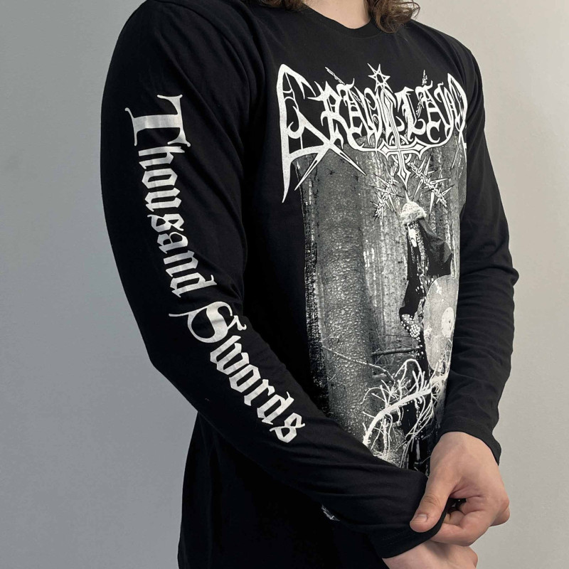 Лонгслів Graveland - Thousand Swords Album Cover (B&C) чорний