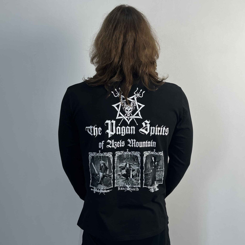 Лонгслів Graveland - Thousand Swords Album Cover (B&C) чорний