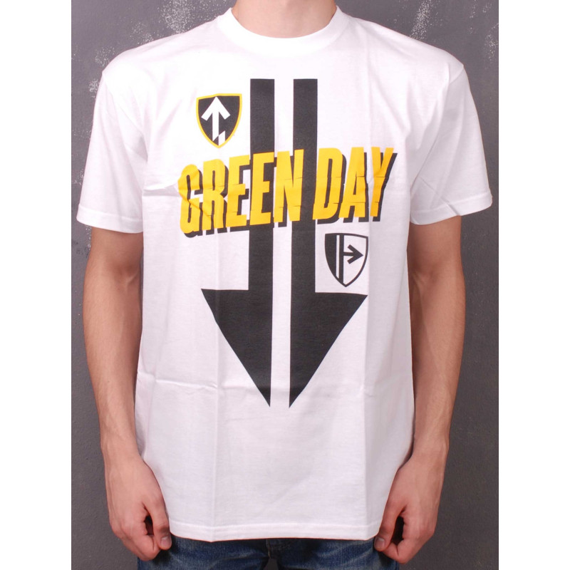 Футболка Green Day Стрілки біла