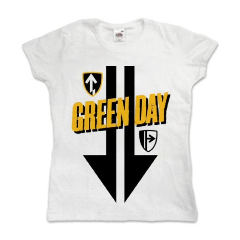 Футболка жіноча Green Day Стрілки біла