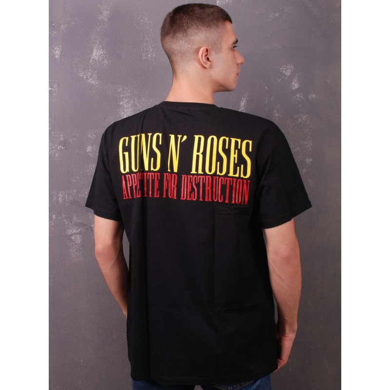 Футболка Guns N' Roses - Appetite For Destruction чорна