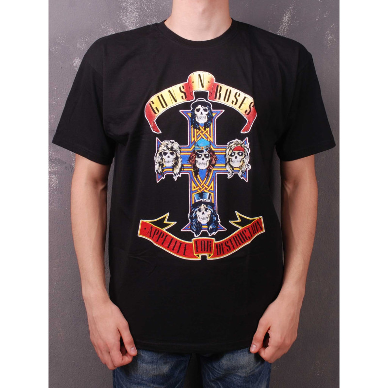 Футболка Guns N' Roses - Appetite For Destruction чорна
