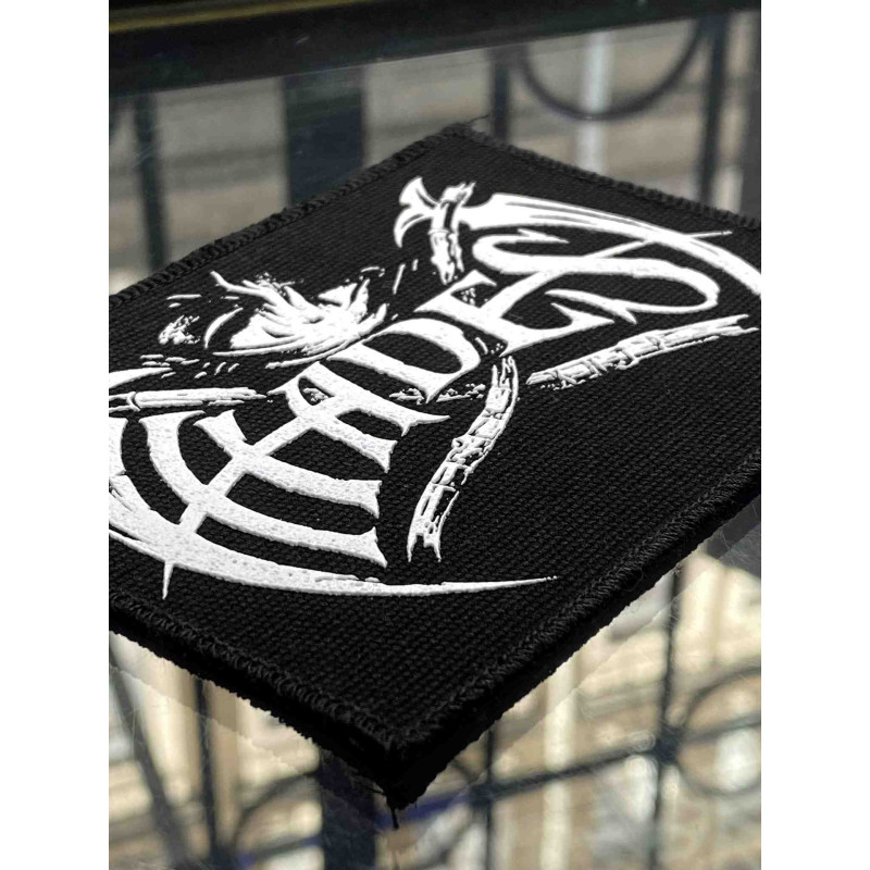 Нашивка Hades White Logo катана
