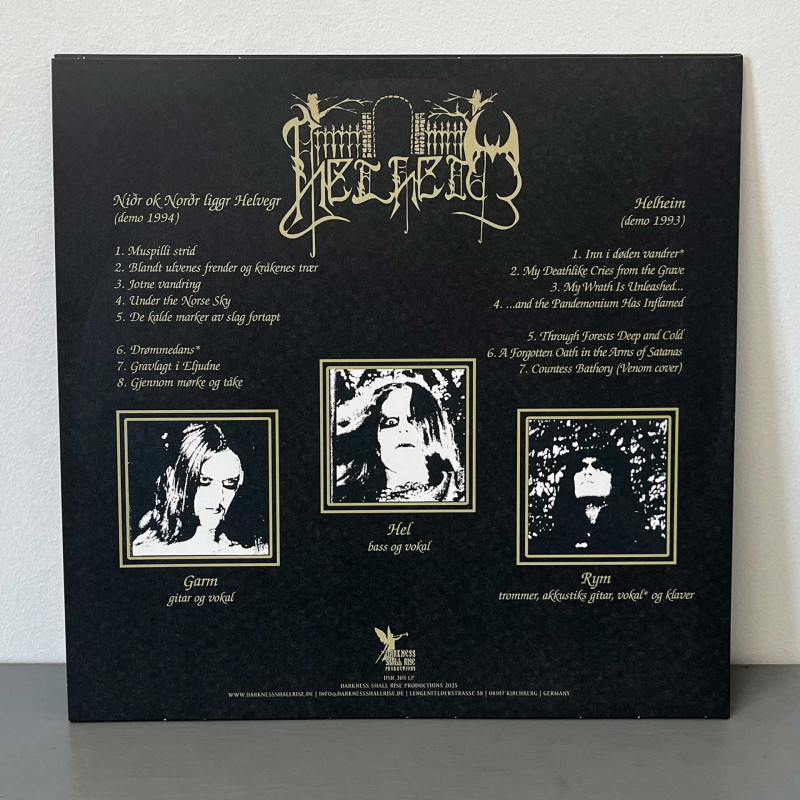 Helheim - Nidr Ok Nordr Liggr Helvegr / Helheim 2LP (Gold Vinyl)